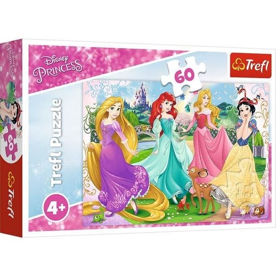 Trefl, puzzle, Księzniczki Disney,'a, Ulubione księżniczki, 60 el. Trefl