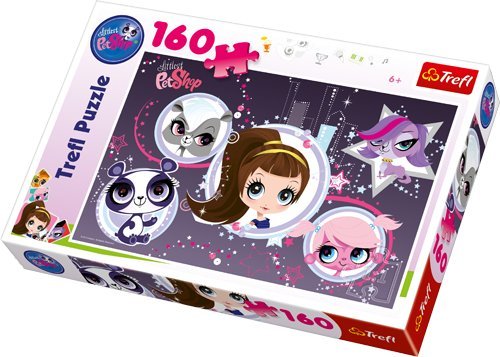 Trefl, puzzle, Littlest Pet Shop, Gwiazdy, 160 el. Trefl