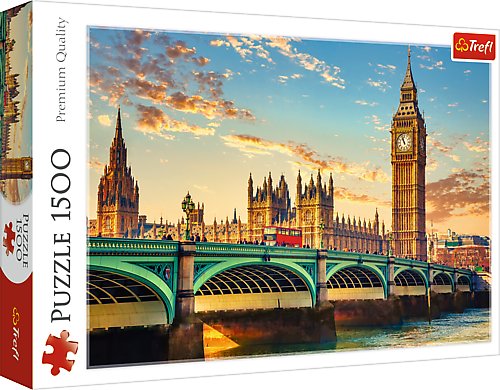 Trefl, puzzle, Londyn, Wielka Brytania, 1500 el. Trefl