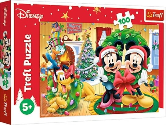 Trefl, puzzle, Magia Świąt Disney , 100 el. Trefl