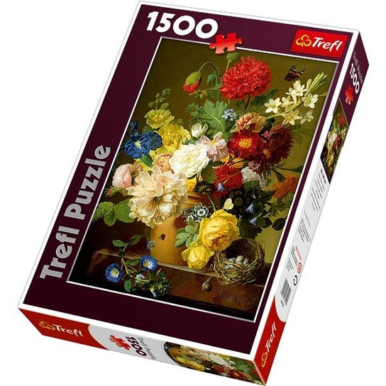 Trefl, puzzle, Martwa natura z kwiatami, 1500 el. Trefl