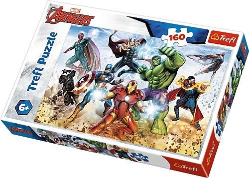 Trefl, puzzle, Marvel, Avengers, Gotowi by ratować świat, 160 el. Trefl