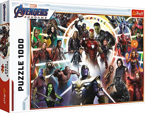 Trefl, puzzle, Marvel, Avengers: Koniec Gry, , 1000 el. Trefl