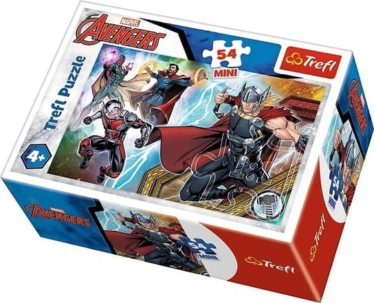 Trefl, puzzle, Marvel, Bohaterowie The Avengers 4, 54 el. Trefl