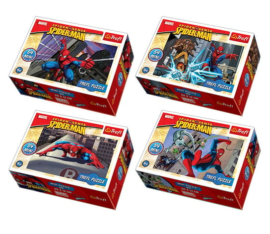 Trefl, puzzle, Marvel, mini Spider-Man, 54 el. Trefl