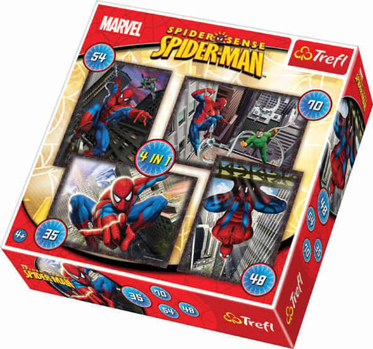 Trefl, puzzle, Marvel, Spider-Man, 35/48/54/70 el. Trefl