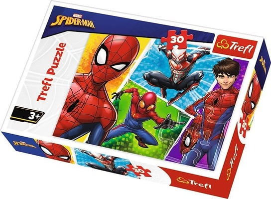 Trefl, puzzle, Marvel, Spider-man i Miquel, 30 el. Trefl
