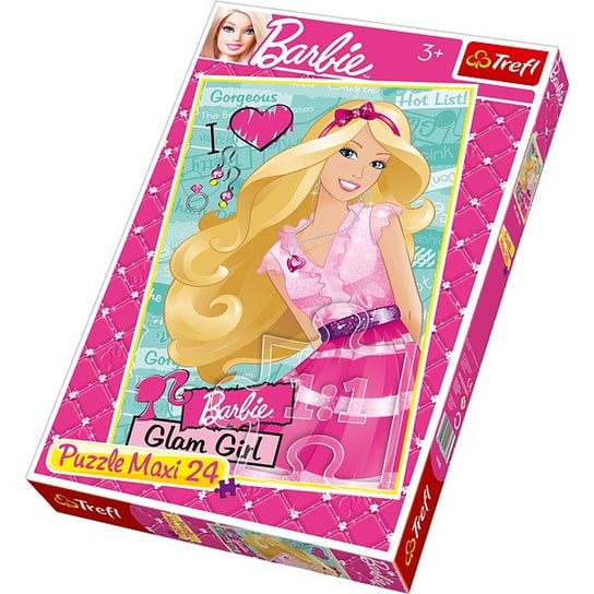 Trefl, puzzle, Maxi, Barbie, Olśniewająca, 24 el. Trefl