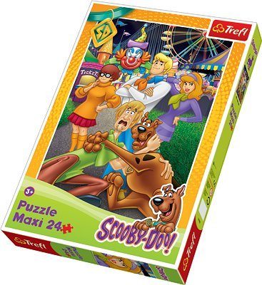 Trefl, puzzle, Maxi, Scooby-Doo!, Scooby i wesołe miasteczko, 24 el. Trefl