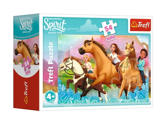 Trefl, puzzle, Mini, maxi, Spirit Mustang Duch Wolności, 54 el. Trefl