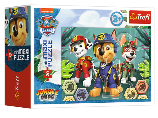 Trefl Puzzle Minimaxi Psi Patrol Jungle Pups, 20 el. Trefl