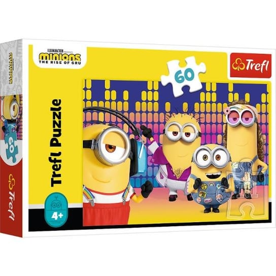 Trefl, puzzle, Minionki rozrabiają, 60 szt. el. Trefl