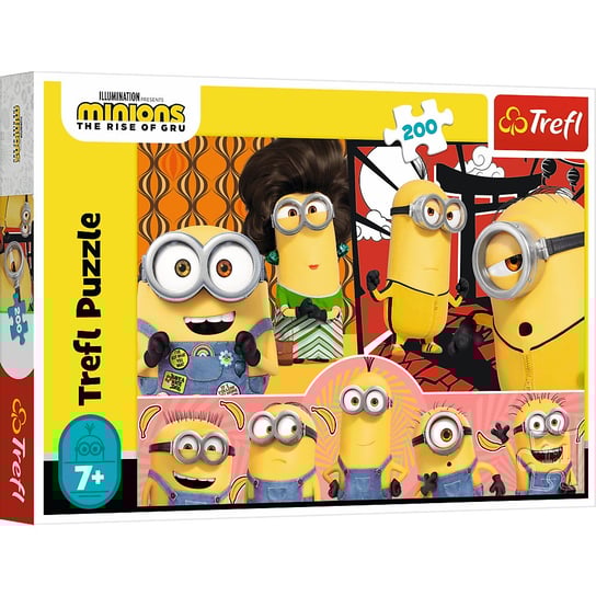 Trefl, puzzle, Minionki w Akcji, 200 el. Trefl