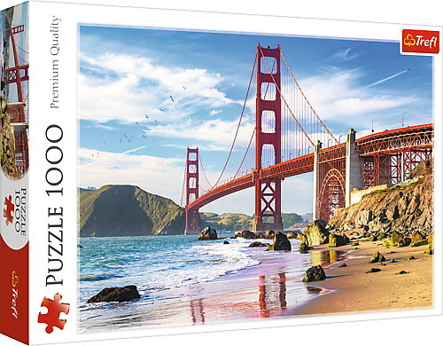 Trefl, puzzle, Most Golden Gate, San Francisco, 1000 el. Trefl