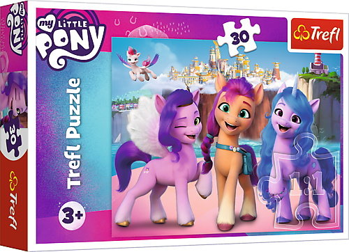 Trefl, puzzle, My Little Pony, Zabłyśnij jak Kucyki Pony, 30 el. Trefl