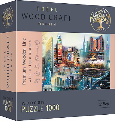 Trefl, Puzzle, Nowy Jork kolaż, 1000 el. Trefl