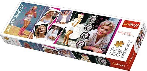 Trefl, puzzle, panoramiczne, Marilyn Monroe kolaż, 500 el. Trefl