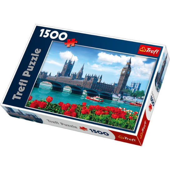 Trefl, puzzle, Parlament Londyn, 1500 el. Trefl