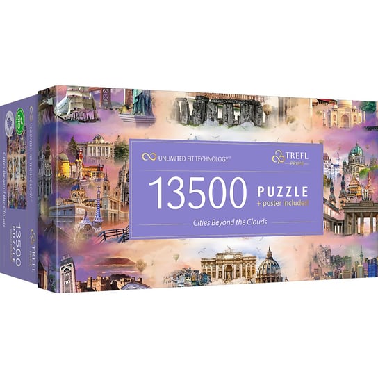 Trefl, Puzzle Prime, Cities Beyond The Clouds, 81030 Trefl