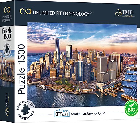 Trefl, puzzle, Prime UFT, Cityscape: Manhattan, New York, USA, 1500 el. Trefl