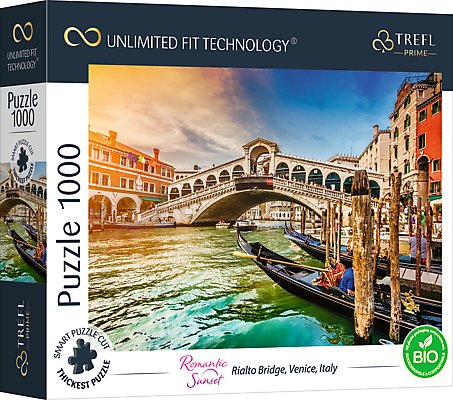 Trefl, puzzle, Prime UFT Romantic Sunset: Rialto Bridge, 1000 el. Trefl