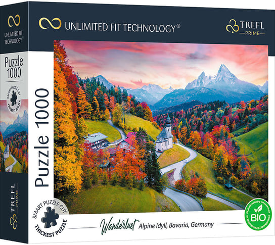 Trefl, puzzle, Prime UFT Wanderlust: Alpine Idyll, Bavaria, Germany, 1000 el. Trefl