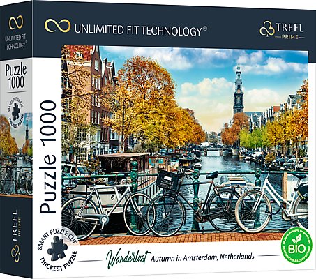 Trefl, puzzle, Prime UFT Wanderlust: Autumn in Amsterdam, Netherlands, 1000 el. Trefl
