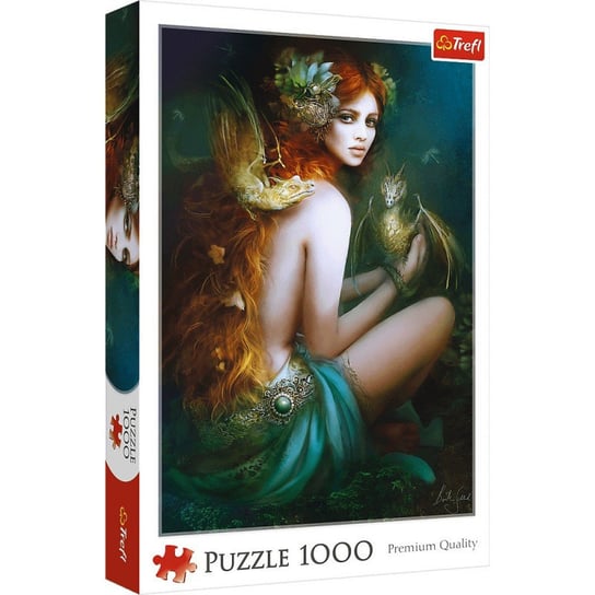 Trefl, puzzle, Przyjaciółka smoków, 1000 el. Trefl