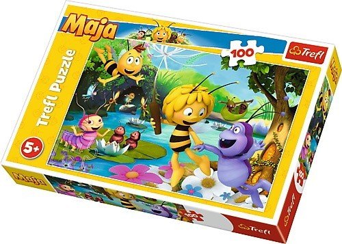 Trefl, puzzle, Pszczółka Maja i przyjaciele, 100 el. Trefl