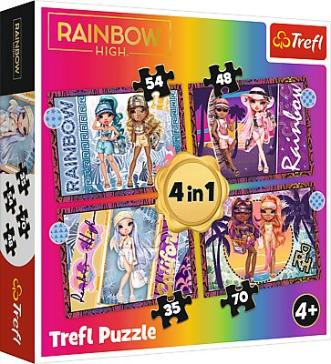 Trefl, puzzle, Rainbow High, 35/48/54/70 el. Trefl