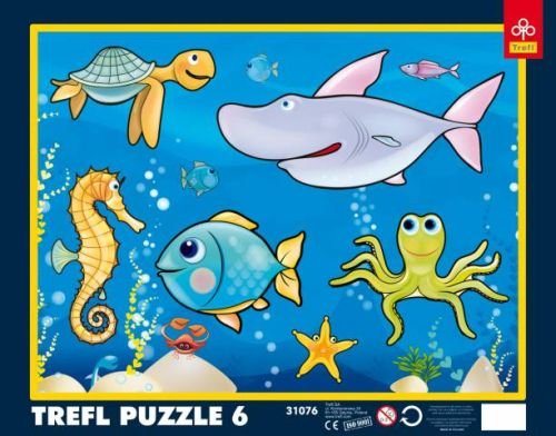 Trefl, puzzle ramkowe W oceanie Trefl