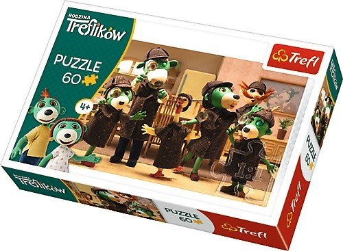 Trefl, puzzle, Rodzina Treflików, 60 el. Trefl