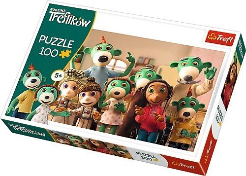 Trefl, puzzle, Rodzina Treflików, rodzinne zdjęcie Trefików, 100 el. Trefl