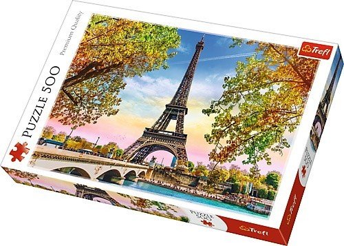 Trefl, puzzle, Romantyczny Paryż, 500 el. Trefl