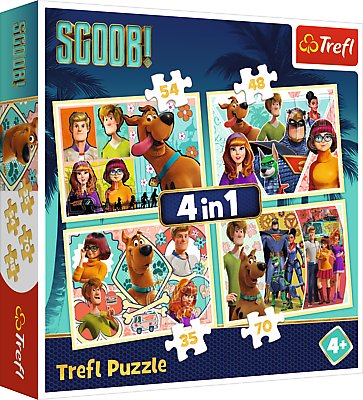 Trefl, puzzle, Scooby Doo i przyjaciele, 35/48/54/70 el. Trefl