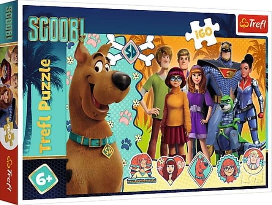 Trefl, puzzle, Scooby Doo w Akcji, 160 el. Trefl