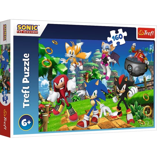 Trefl, Puzzle Sonic i przyjaciele, 160 el. Trefl