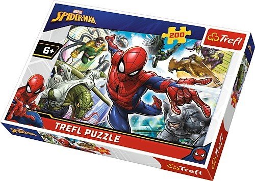 Trefl, puzzle, Spider-Man, Urodzony bohater, 200 el. Trefl