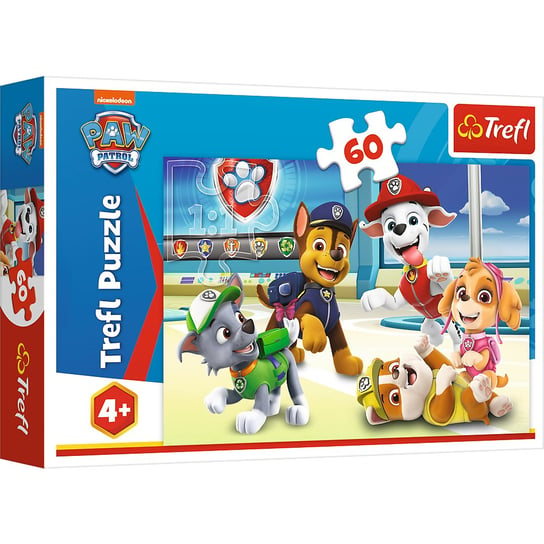 Trefl, Puzzle Standard dla dzieci, W świecie Piesków, 60 el. Trefl