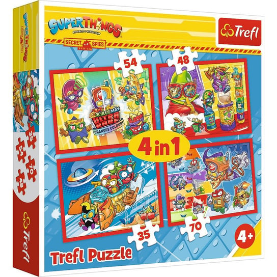 Trefl, puzzle, Super Zings, Tajni Szpiedzy, 35/48/54/70 el. Trefl