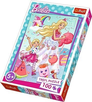 Trefl, puzzle, Świat Barbie, 100 el. Trefl