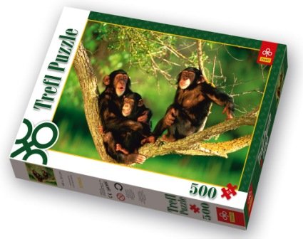 Trefl, puzzle, Szympansy, 500 el. Trefl
