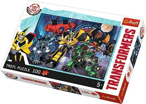 Trefl, puzzle, Transformers, Drużyna Autobotów, 100 el. Trefl