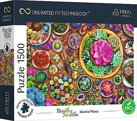 Trefl, Puzzle UFT, Blooming Paradise: World of Plants, 1500 el. Trefl