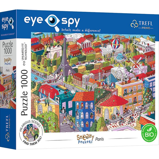 Trefl, puzzle, UFT Eye-Spy Paris France, 1000 el. Trefl