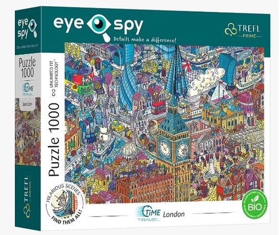 Trefl, Puzzle Uft Eye Spy, Time Travel: London, United Kingdom, 1000 el. Trefl