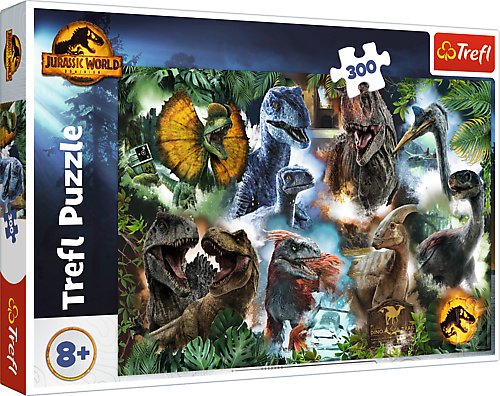 Trefl, puzzle, Ulubione dinozaury, 300 el. Trefl