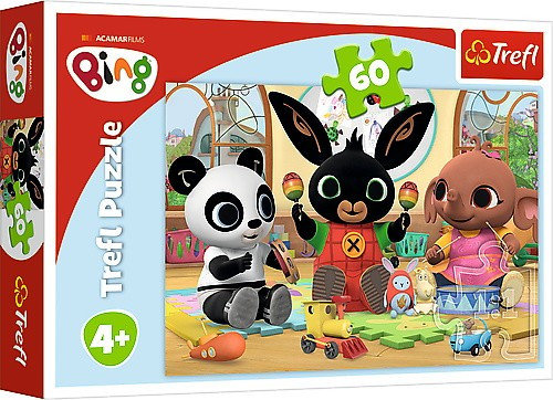 Trefl, puzzle, W rytmie Binga, 60 el. Trefl