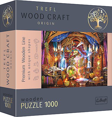 Trefl, Puzzle Wood Craft Czarodziejska komnata, 1000 el. Trefl