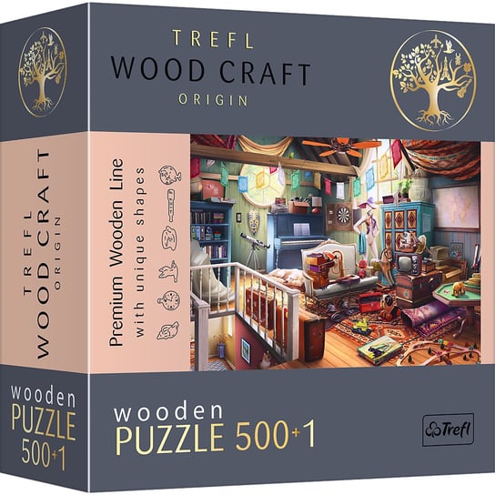 Trefl, Puzzle Wood Craft Skarby na strychu, 20179, 501 el. Kids Euroswan